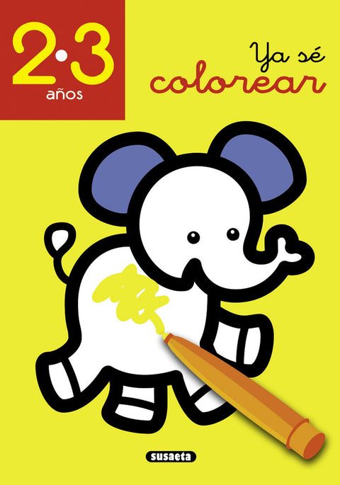  Ya sé colorear 2-3 años 