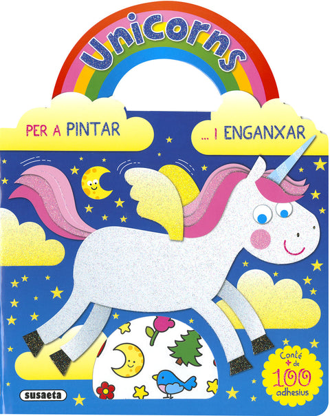 Unicorns per a pintar i enganxar 2 