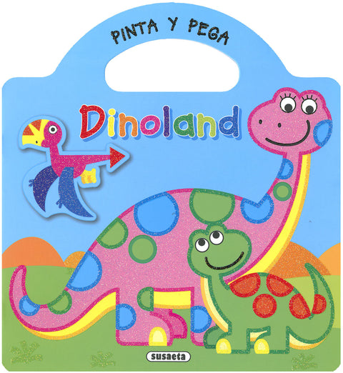  Pinta y pega - Dinoland 1 