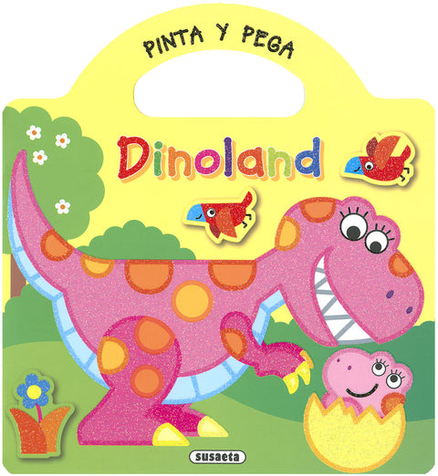  Pinta y pega - Dinoland 4 