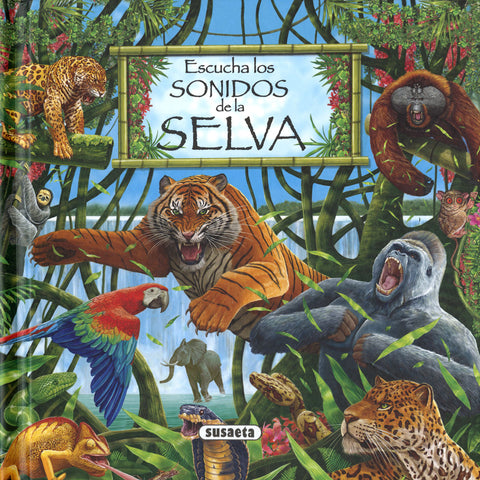  Escucha los sonidos de la selva 