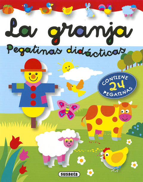  La granja pegatinas didácticas 