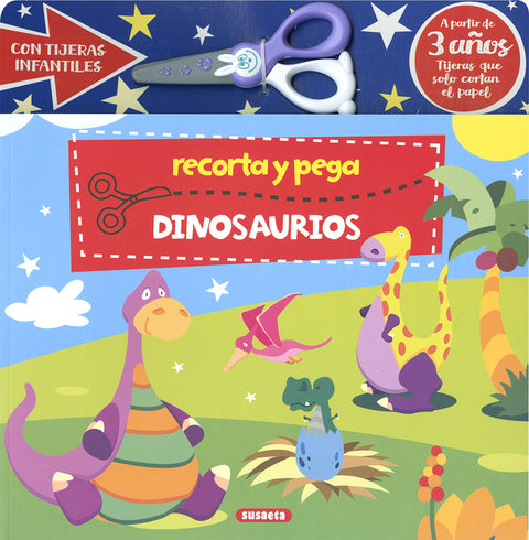  Recorta y pega dinosaurios 