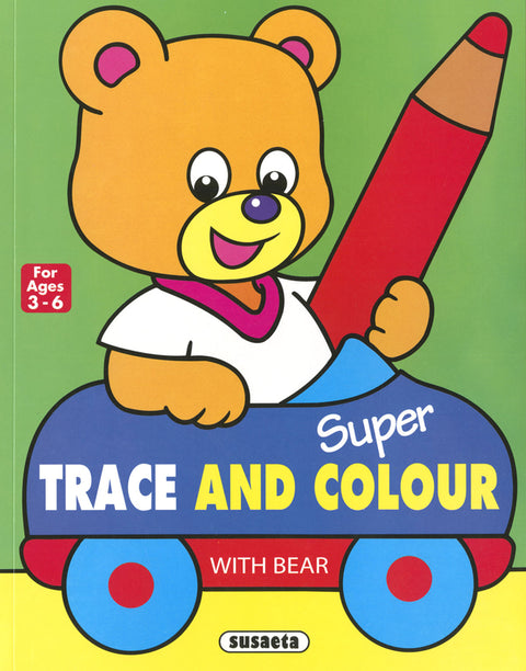  Super trace and colour with bear 