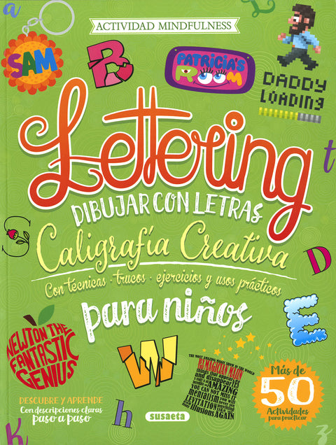  Lettering para niños. Dibujar con letras 