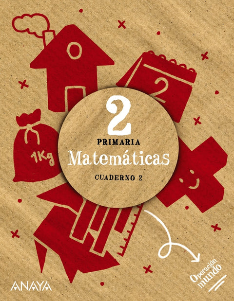  CUADERNO MATEMÁTICAS 2-2ºPRIMARIA. OPERACIÓN MUNDO 2023 
