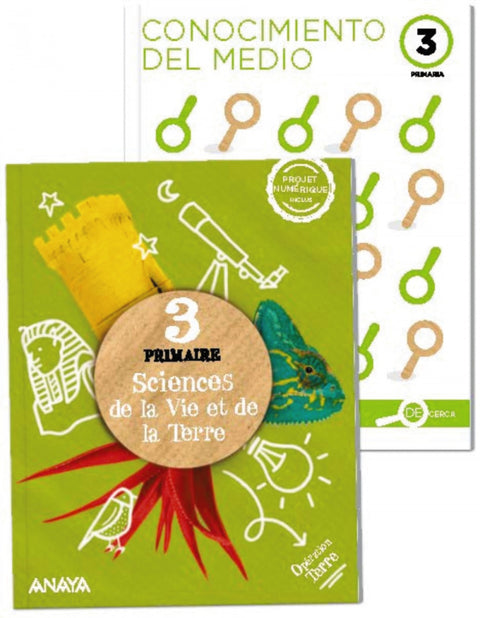  SCIENCES DE LA VIE ET DE LA TERRE 3ºPRIMARIA. LIVRE. OPERATION TERRE. ANDALUCÍA 2023 
