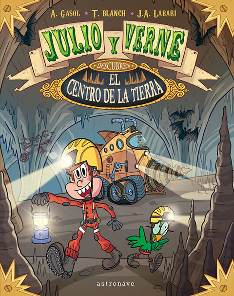  JULIO Y VERNE DESCUBREN EL CENTRO DE LA TIERRA 