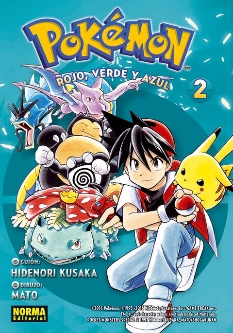 POKEMON 02. ROJO, VERDE Y AZUL 02 (NUEVO PVP) 