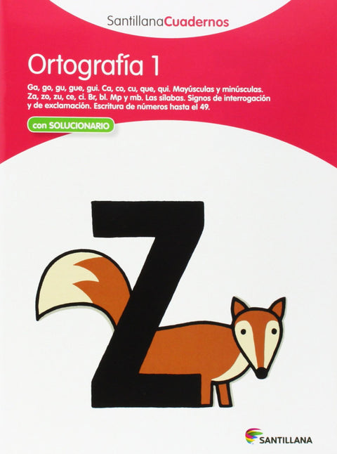  Ortografía, Educación Primaria. Cuaderno 1 