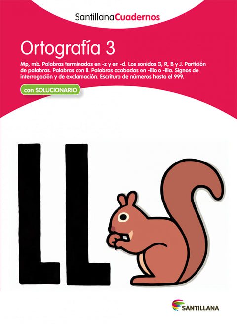  Ortografía, Educación Primaria. Cuaderno 3 