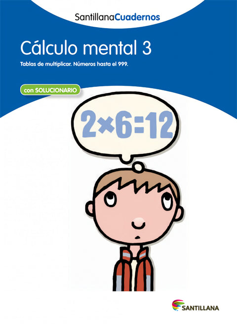  Cálculo mental, 3 Educación Primaria. Cuaderno 