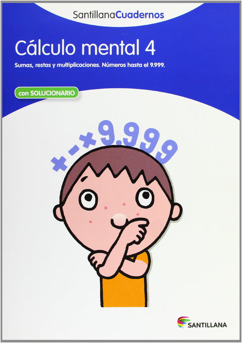  Cálculo mental, 4 Educación Primaria. Cuaderno 