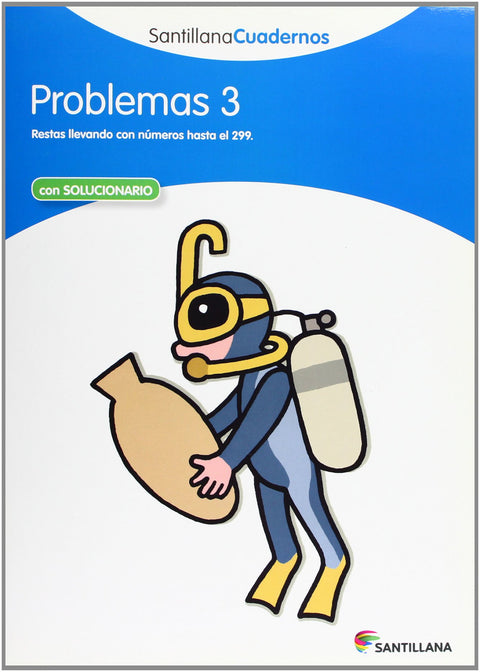 Problemas, Educación Primaria. Cuaderno 3 