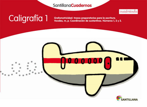  Caligrafía, 1 Educación Primaria (cuadrícula). Cuaderno 