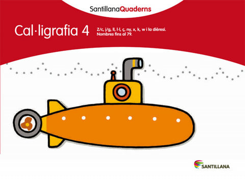  Cal·ligrafia, Educació Primària. Quadern 4 