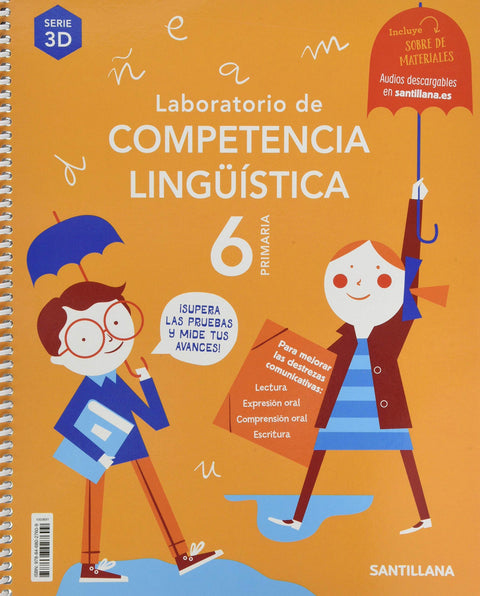  LABORATORIO DE COMPETENCIA LINGUISTICA SERIE 3D 6 PRIMARIA 