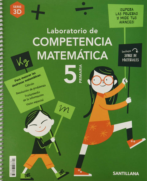  LABORATORIO DE COMPETENCIA MATEMATICA 3D 5 PRIMARIA 
