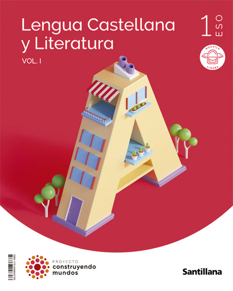  LENGUA Y LITERATURA MOCHILA LIGERA 1 ESO CONSTRUYENDO MUNDOS 