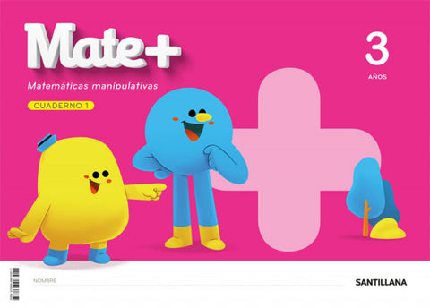  MATE + MATEMATICAS MANIPULATIVAS 3 AÑOS 