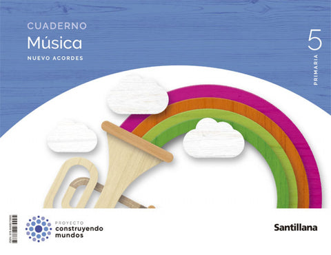  CUADERNO MUSICA ACORDES 5 PRIMARIA 