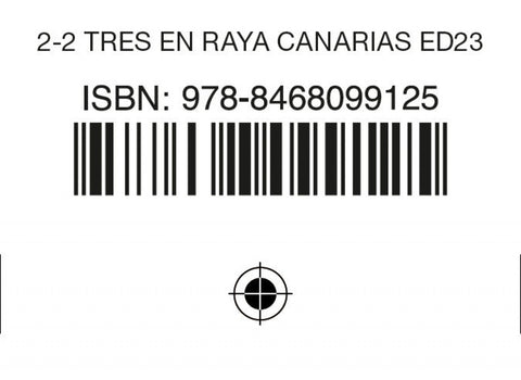  2-2PRI TRES EN RAYA CANAR PAUTA ED23 