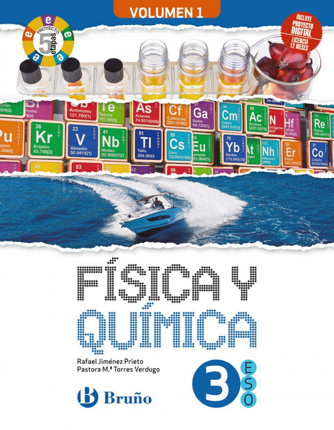  Física y Química 3 ESO 3 volúmenes Proyecto 5 etapas 