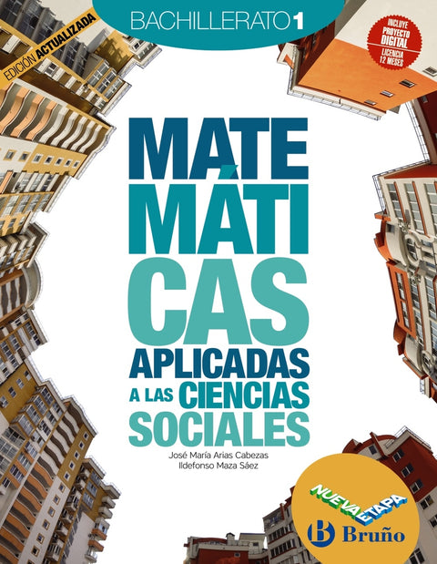  Matemáticas Aplicadas a las Ciencias Sociales 1 Bachillerato Nueva etapa Bruño Edición Actualizada 