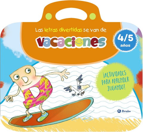  Las letras divertidas se van de vacaciones. 4-5 años 