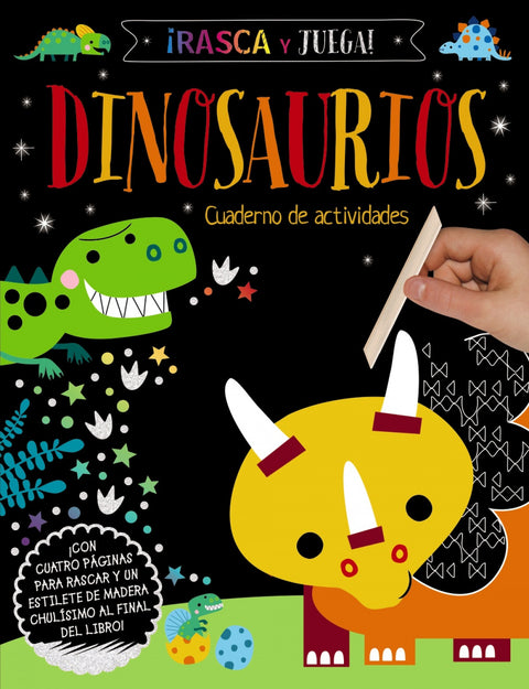  Rasca y Juega. Dinosaurios - Cuaderno de actividades 