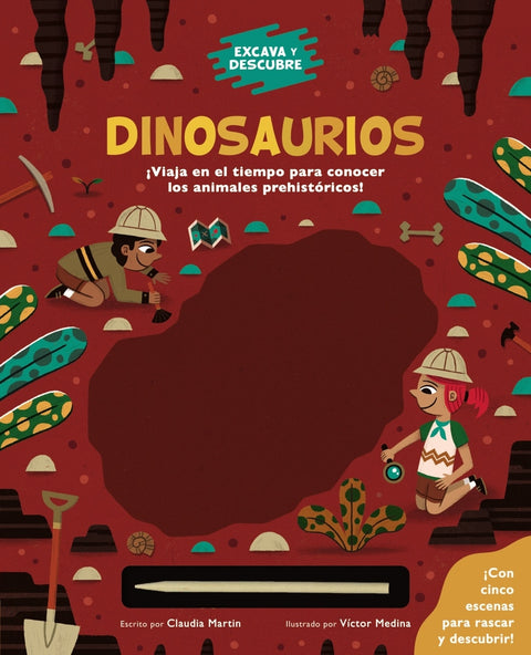  Excava y descubre: Dinosaurios 