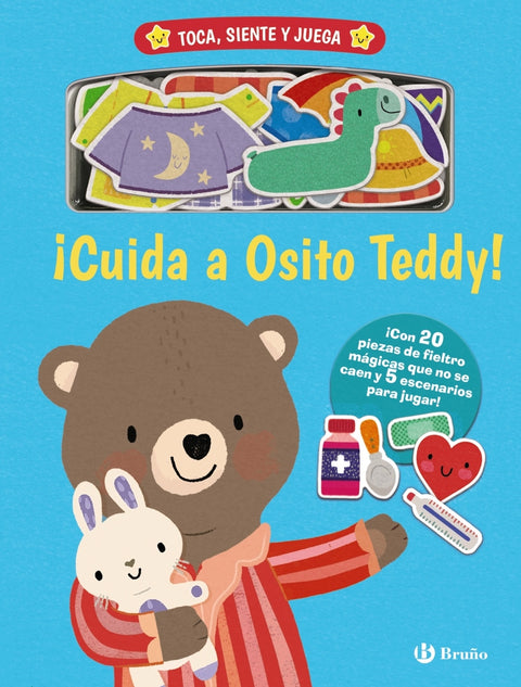  Toca, siente y juega. ¡Cuida a Osito Teddy! 