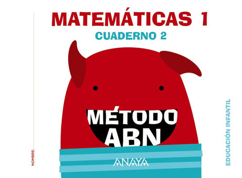  nivel 1 cuaderno matemáticas 2  abn  infantil 3 años 