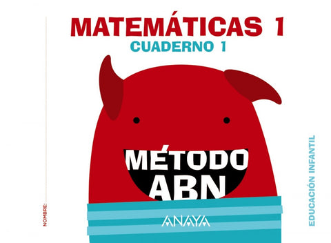  nivel 1 cuaderno matemáticas 1  abn  infantil 3 años 