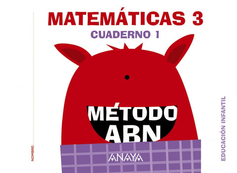  nivel III cuaderno matemáticas 1  abn  infantil 5 años 