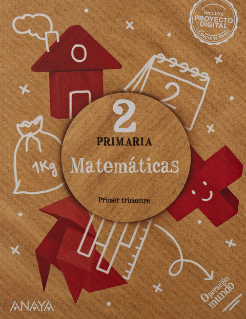  Matemáticas 2. (Incluye material manipulativo) 
