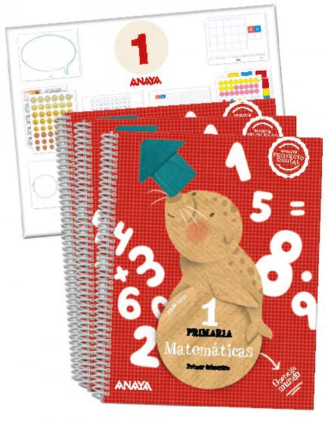  MATEMÁTICAS 1ºPRIMARIA. CUADRÍCULA +MATERIAL MANIPULATIVO. OPERACIÓN MUNDO. ANDALUCÍA 2023 