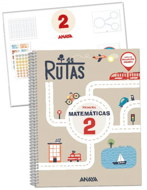  MATEMÁTICAS 2ºPRIMARIA. +MATERIAL MANIPULATIVO. RUTAS. ANDALUCÍA 2023 