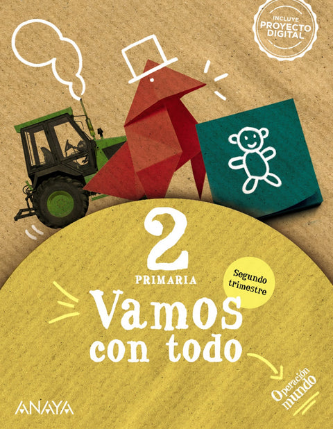  VAMOS CON TODO 2-2ºPRIMARIA. GLOBALIZADO +MAT.MANIPULATIVO. ANDALUCÍA 2023 