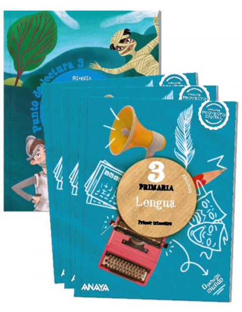  LENGUA 3ºPRIMARIA. TRIMESTRAL +PUNTO LECTURA. OPERACIÓN MUNDO. ANDALUCÍA 2023 
