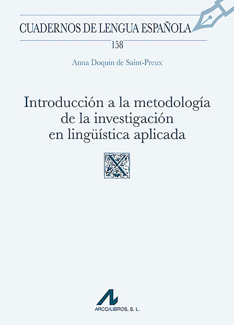  Introducción a la metodología de la investigación en lingüística aplicada 