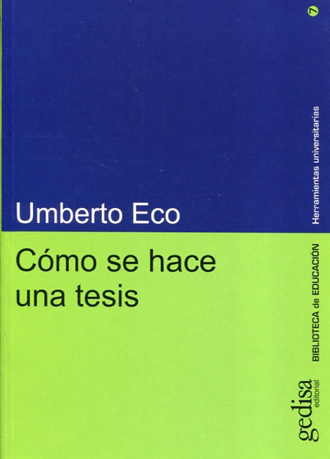  Cómo se hace una tesis 