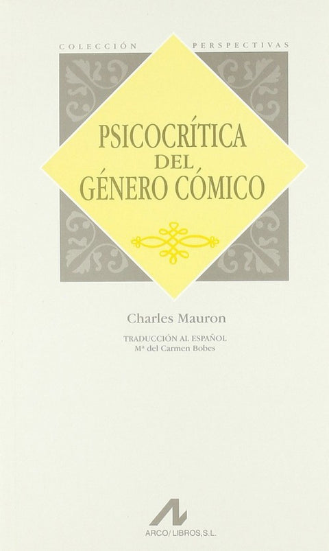  Psicocrítica del género cómico 