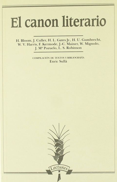  El canon literario 