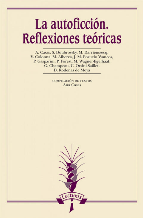 La autoficción. Reflexiones teóricas 