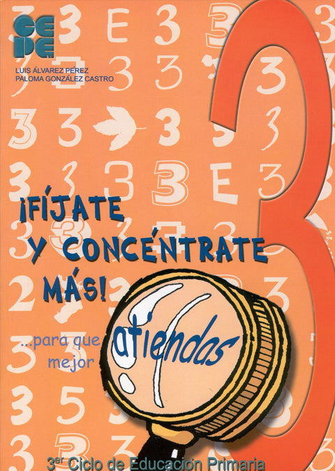  FIJATE Y CONCENTRATE MAS 3 - 3r CICLO PRIMARIA 