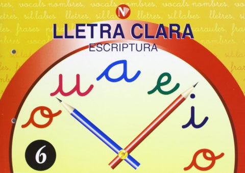  Lletra clara, escriptura 6, Educació Primària 