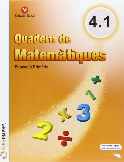  Quadern matemàtiques 4t.primaria. Trimestral 