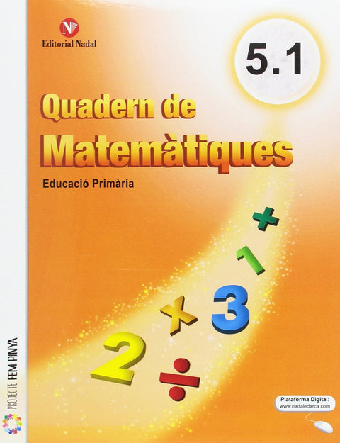  Quadern matemàtiques 5e.primaria. Trimestral 