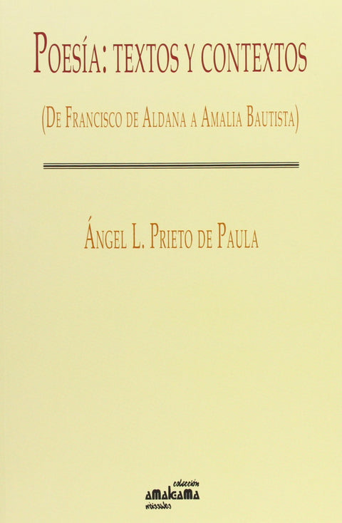  Poesia:textos y contextos 
